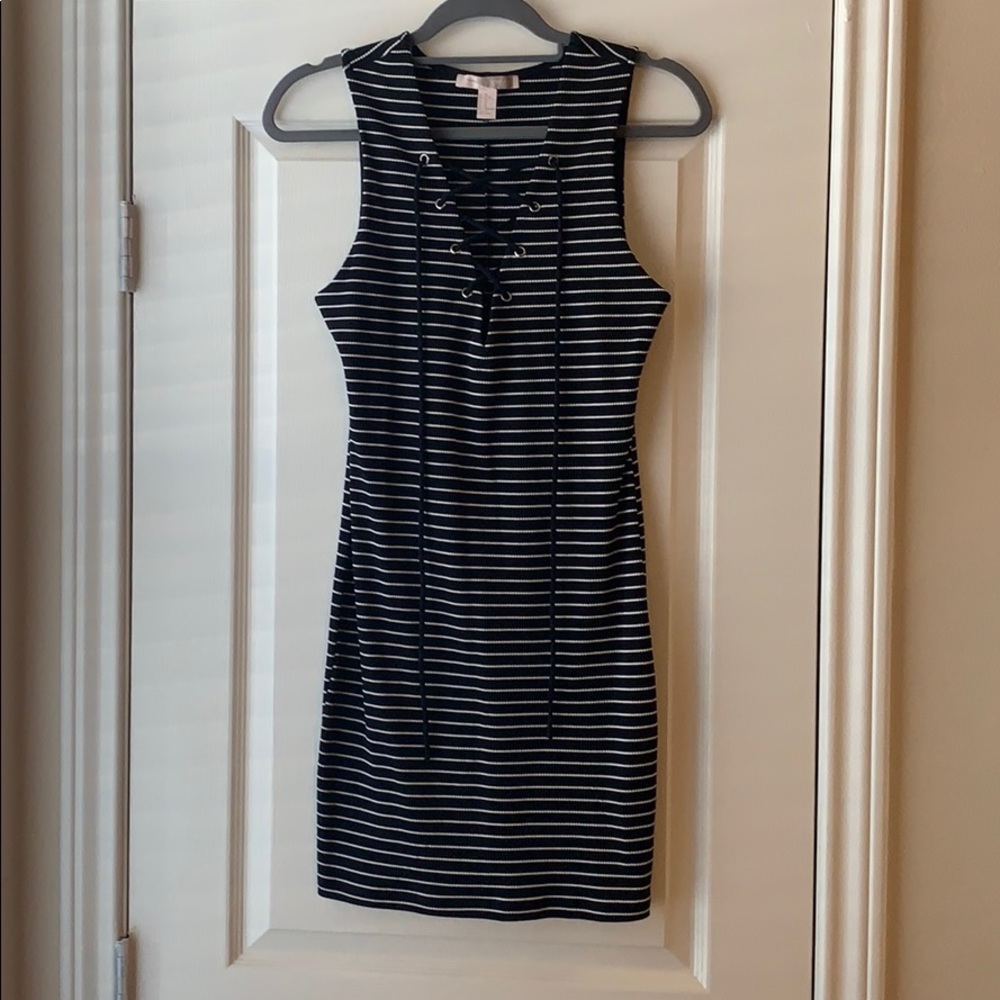 Forever 21 Black & White Stripe Dress